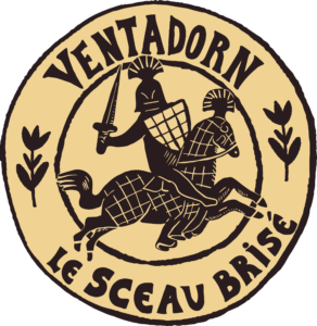 Logo du jeu ventadorn : le sceau brisé